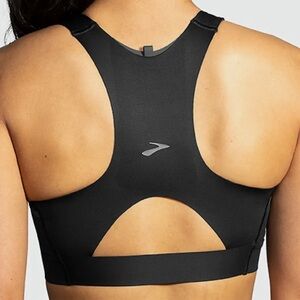 BROOKS 3 Pocket Sports Bra Running Gym Yoga Training